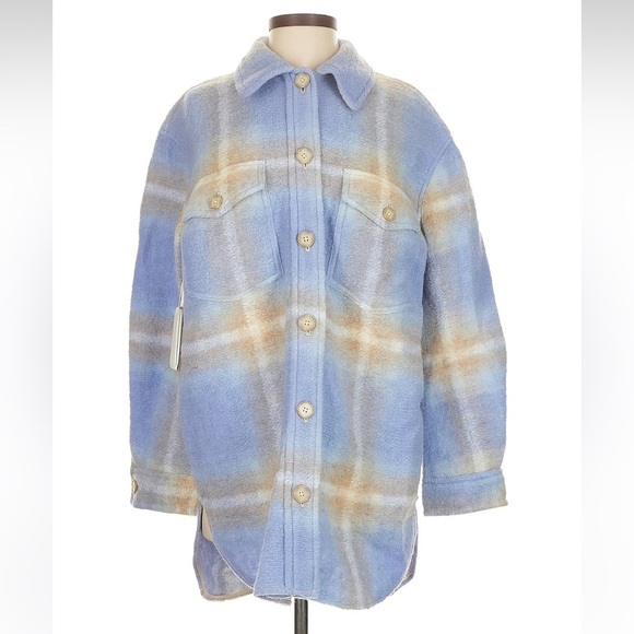 Aritzia Ganna Zen blue and white jacket by Wilfred Free - Picture 5 of 11